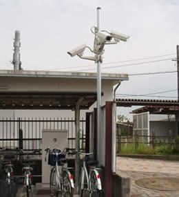 (写真)東浦駅前防犯カメラ