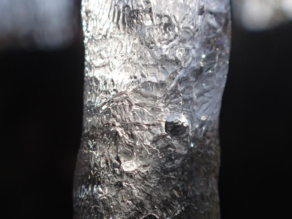 氷の柱の写真