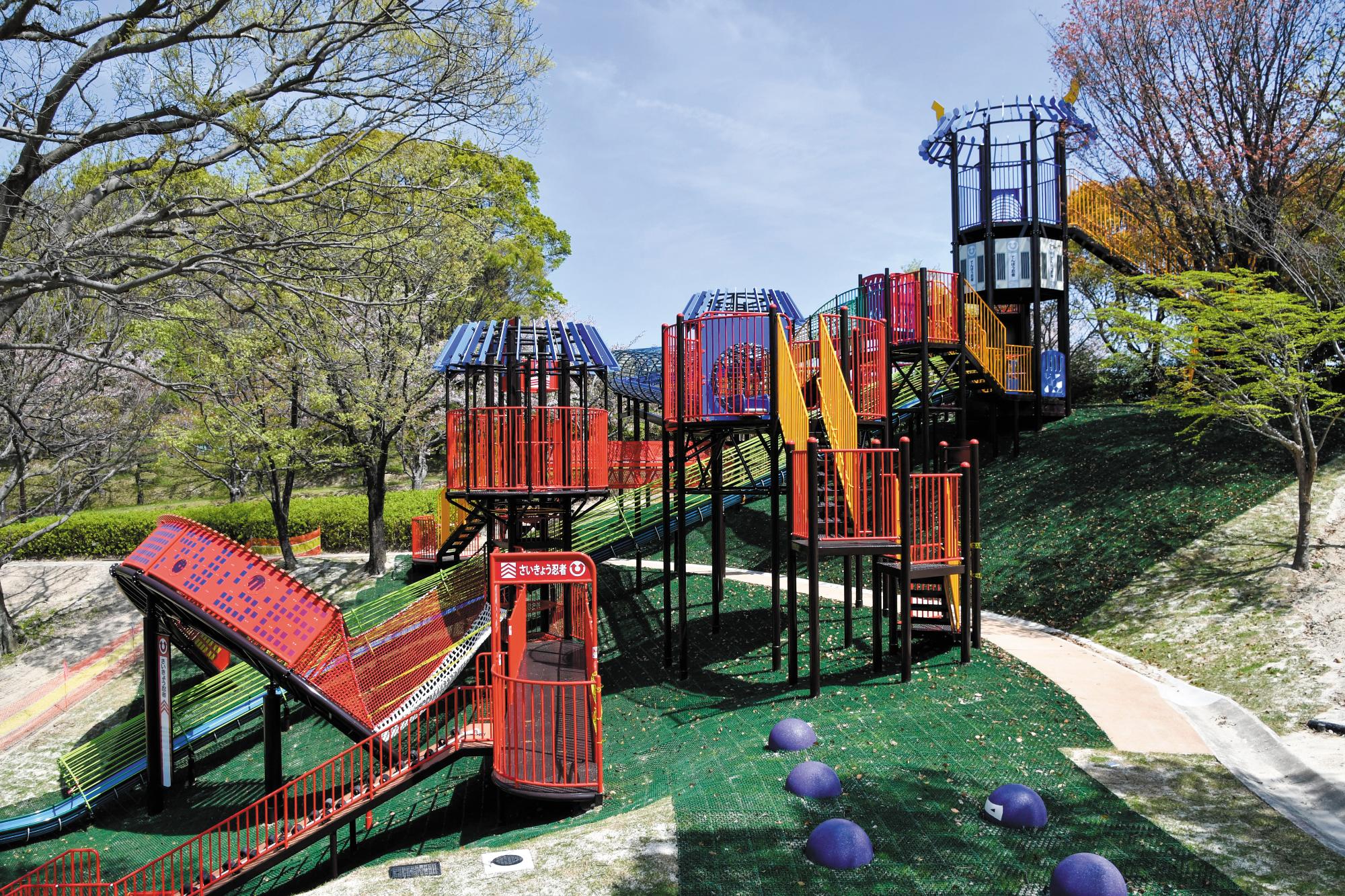 於大公園遊具広場の新遊具