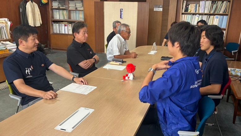 壮行会の様子
