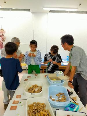 令和7年度みどりの学習教室「クラフト作り（竹笛作り）」