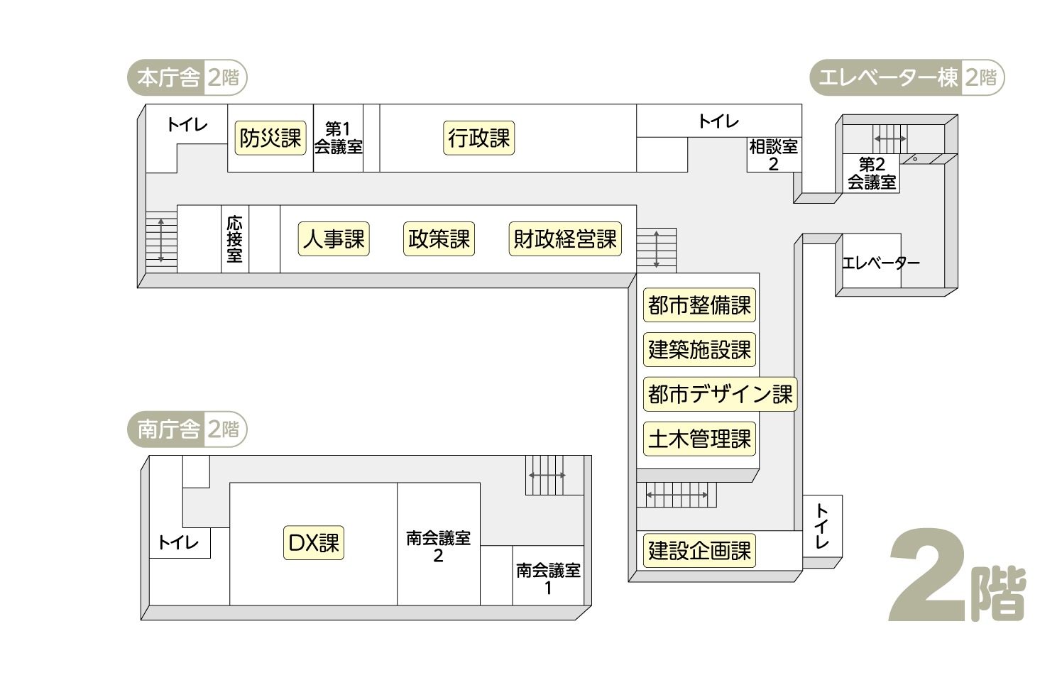 庁舎2階