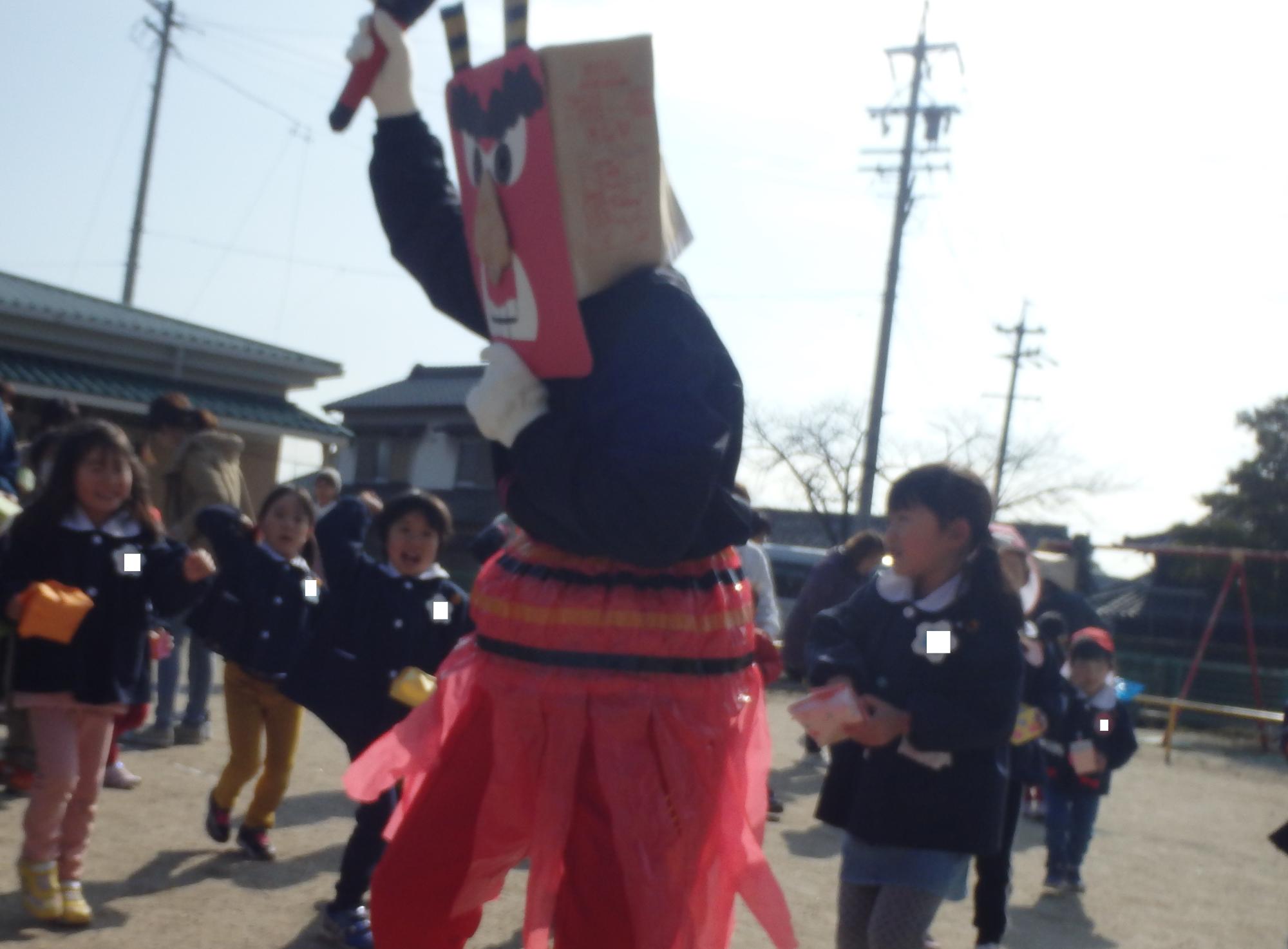 令和元年度 森岡保育園 豆まき 写真8