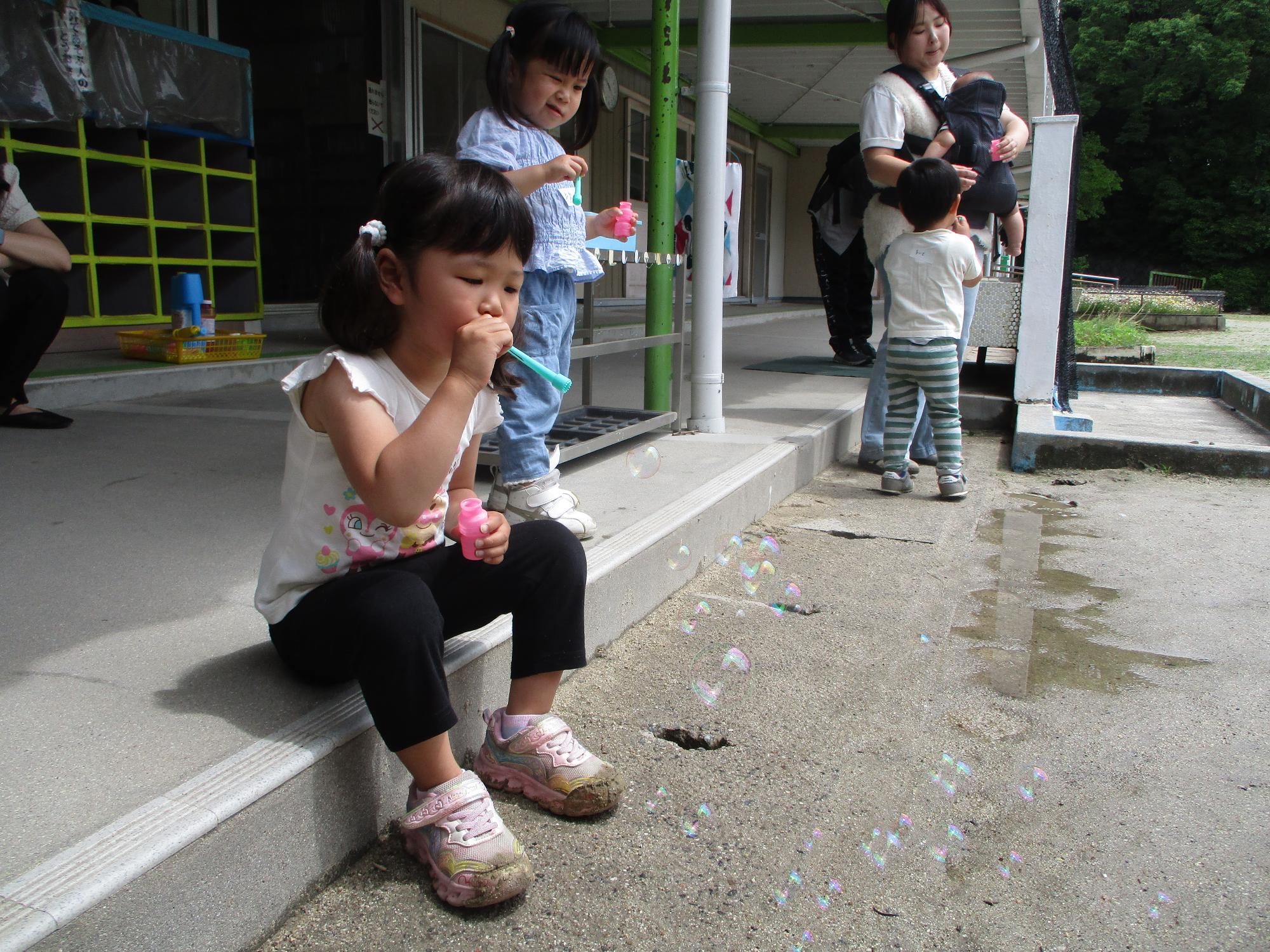 シャボン玉あそび