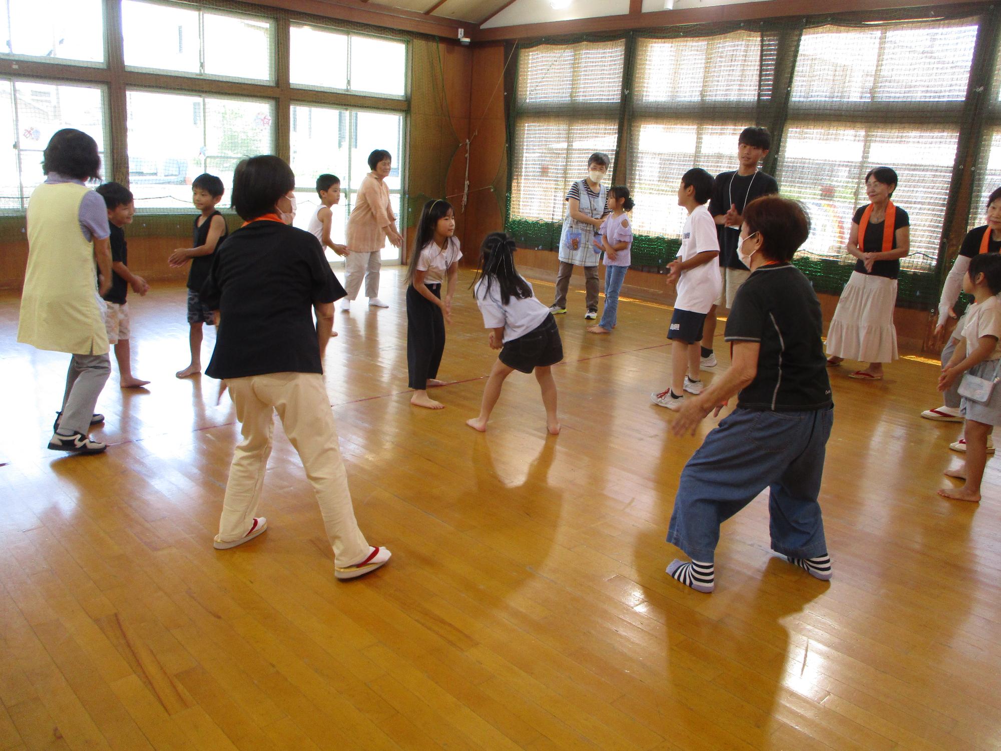 緒川児童館 盆踊り練習 保存会