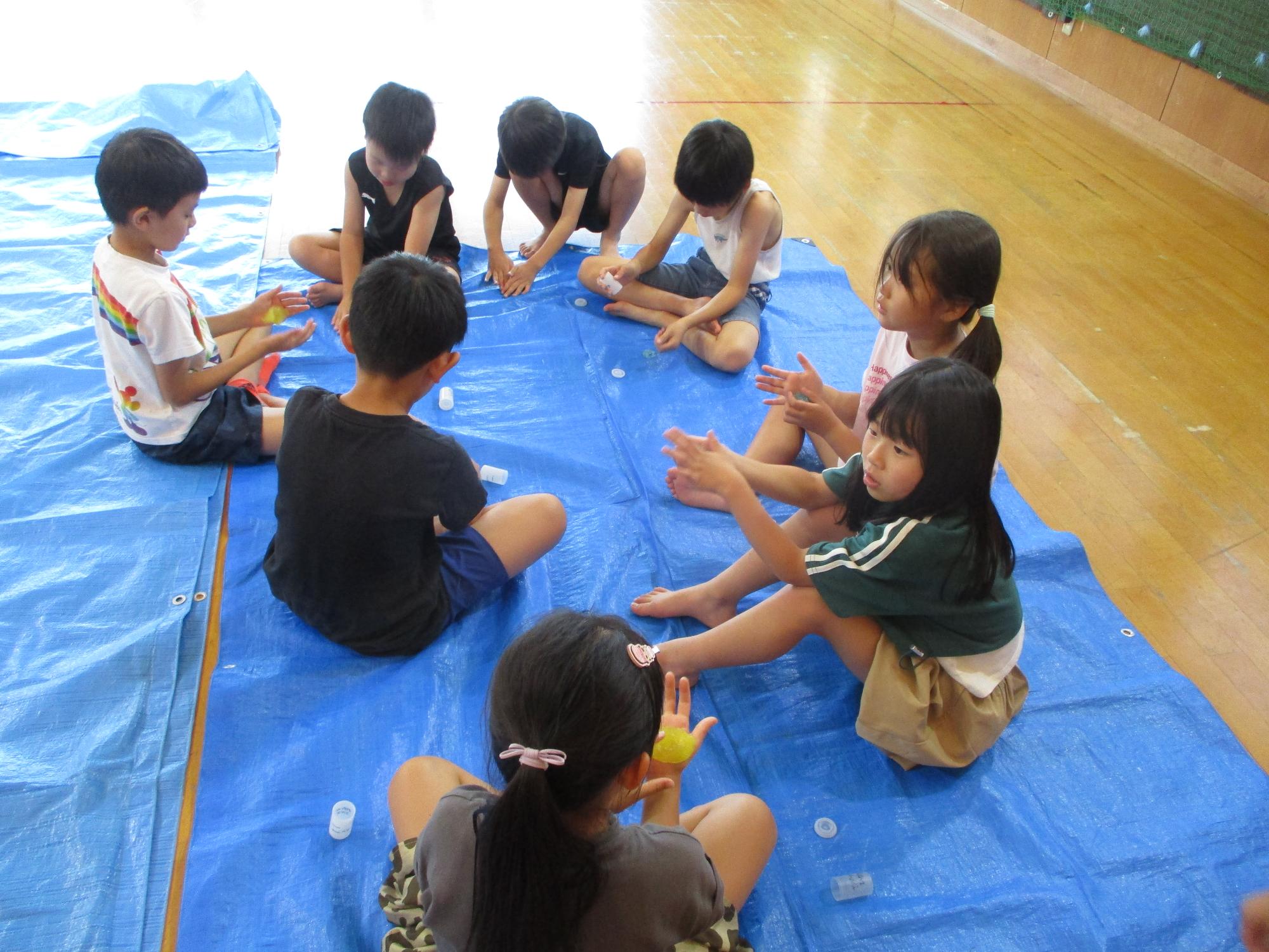緒川児童館 こども企画 スライム作り