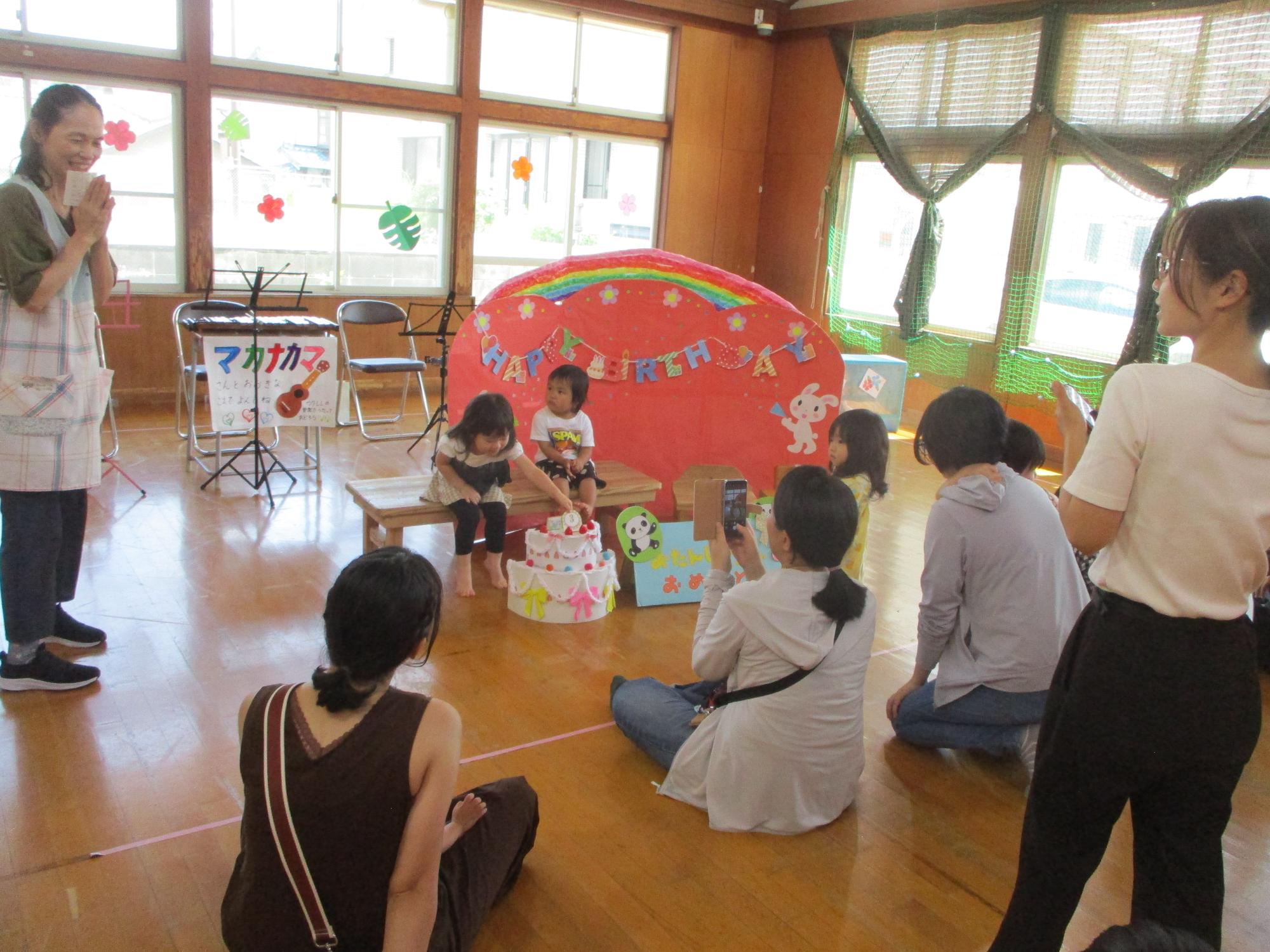 緒川児童館 こあらの日 お誕生日会