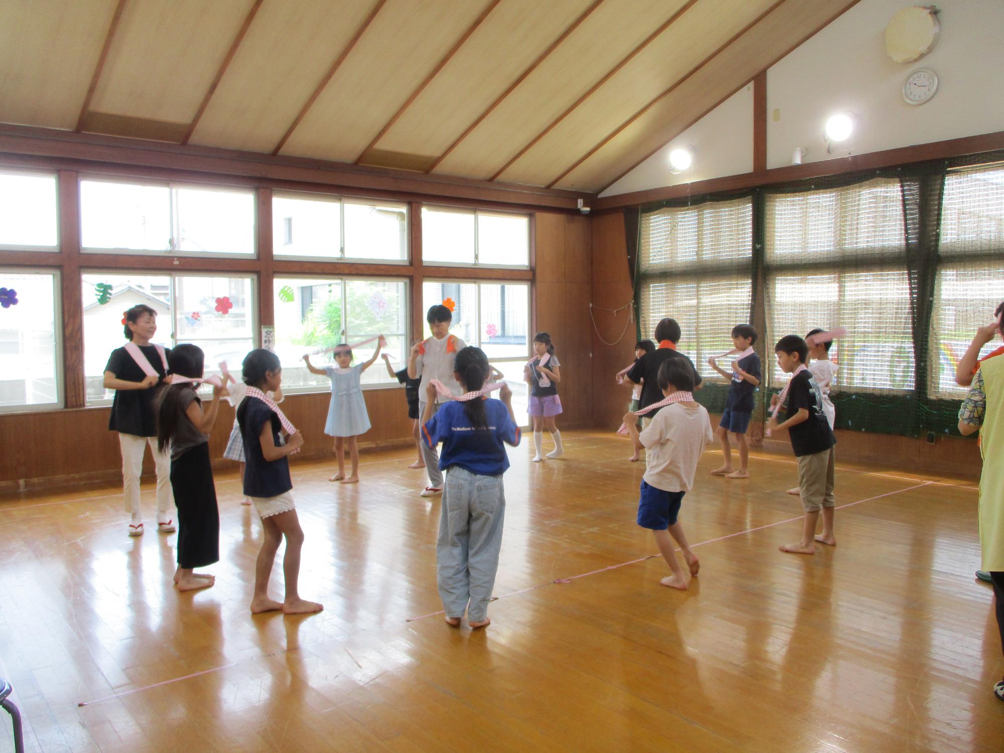 緒川児童館 盆踊り練習
