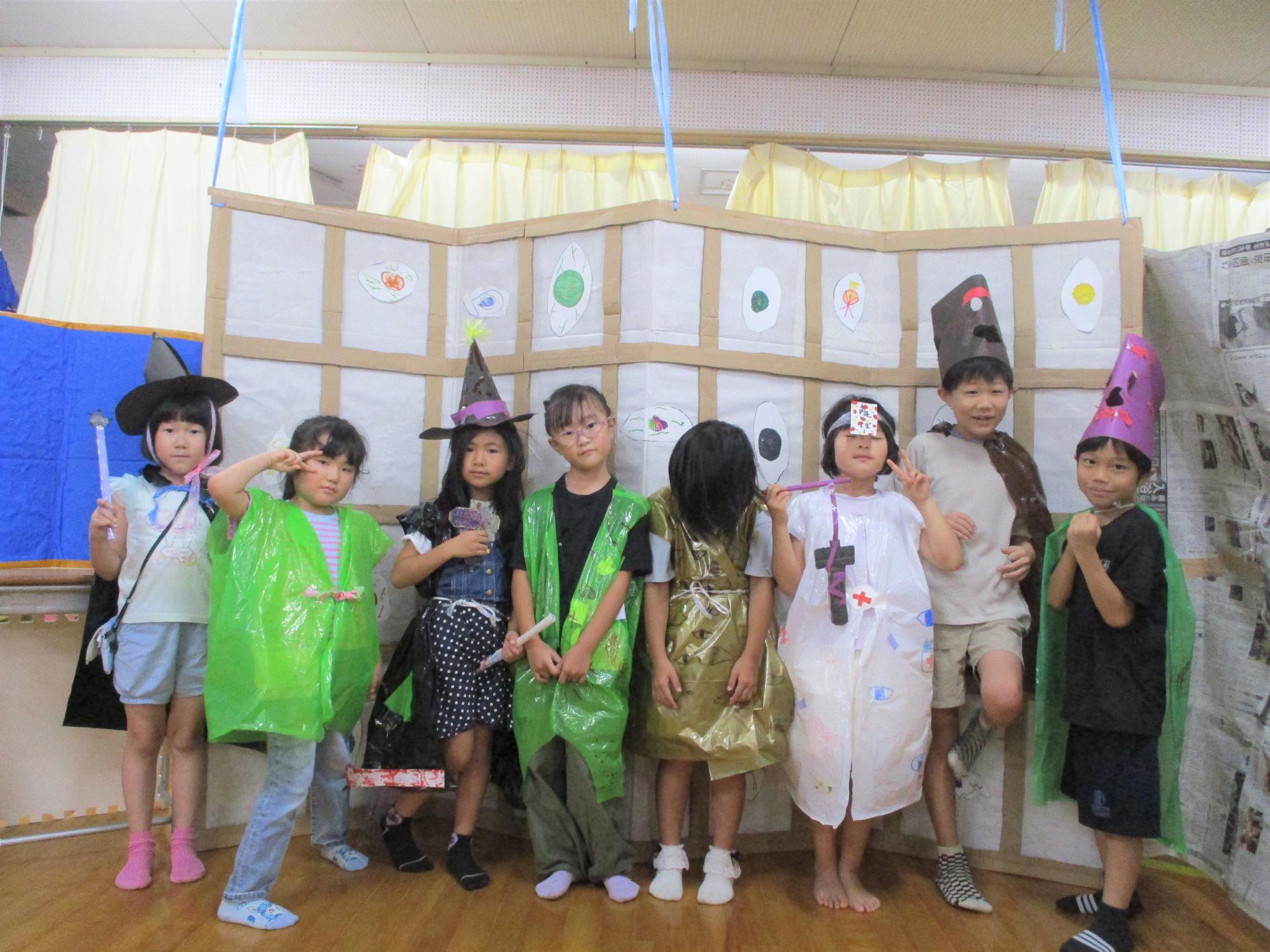おばけ役をがんばってくれた子たち