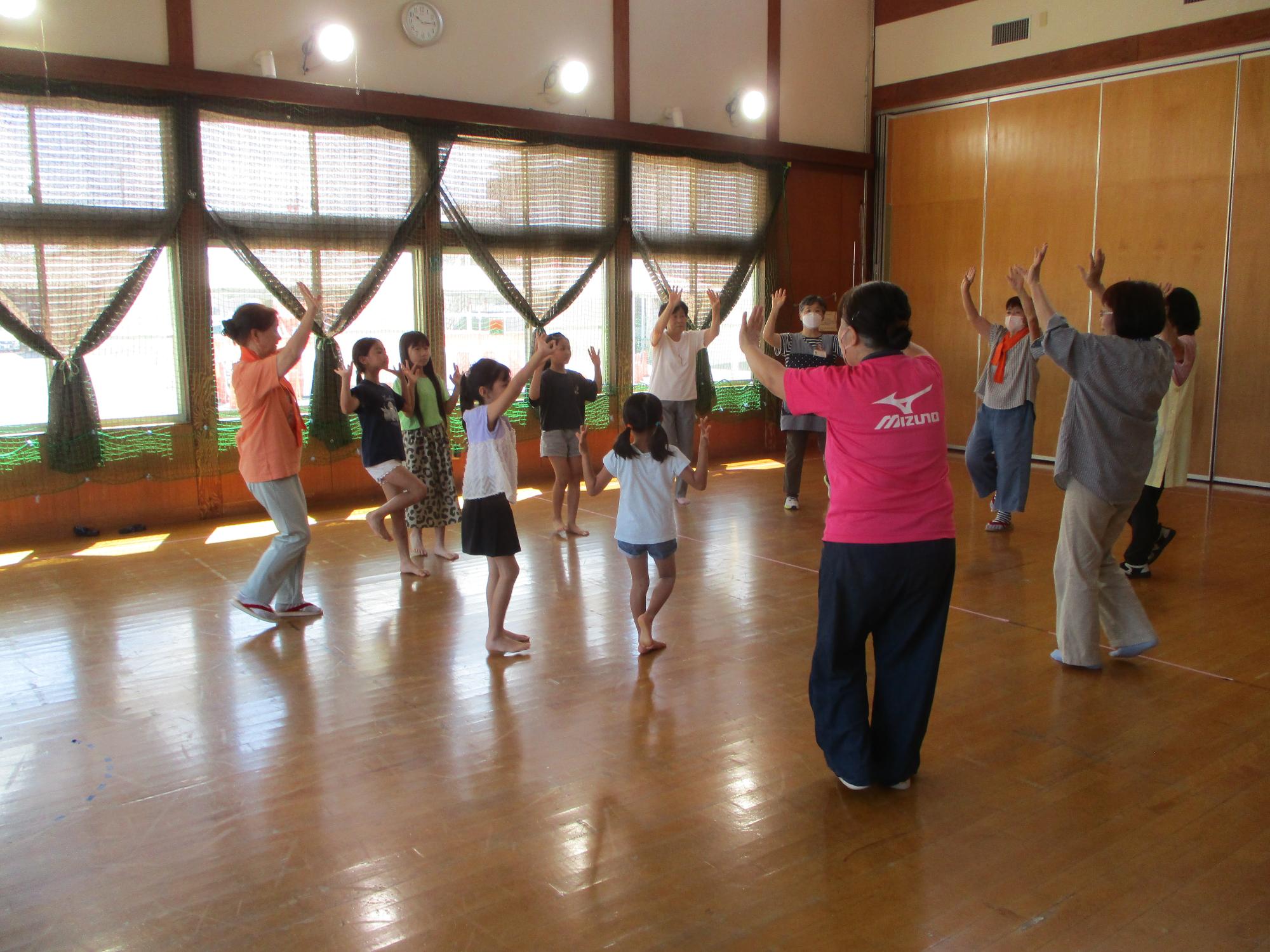 緒川児童館 盆踊り練習
