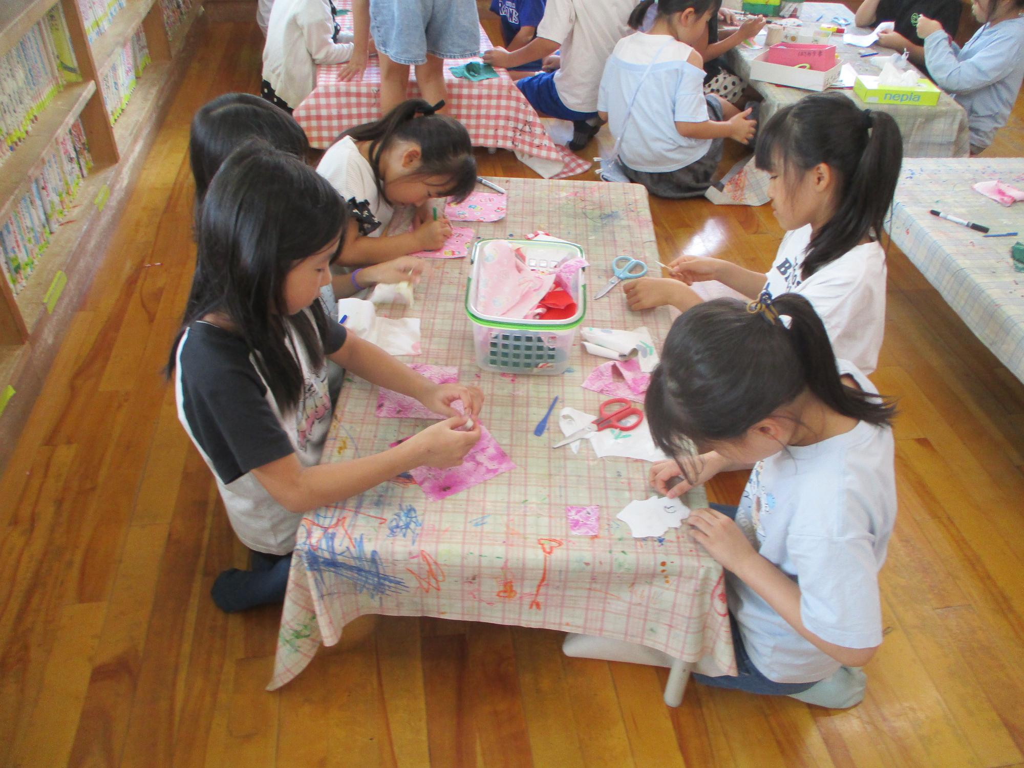 緒川児童館 こども企画 ぬいぐるみ作り