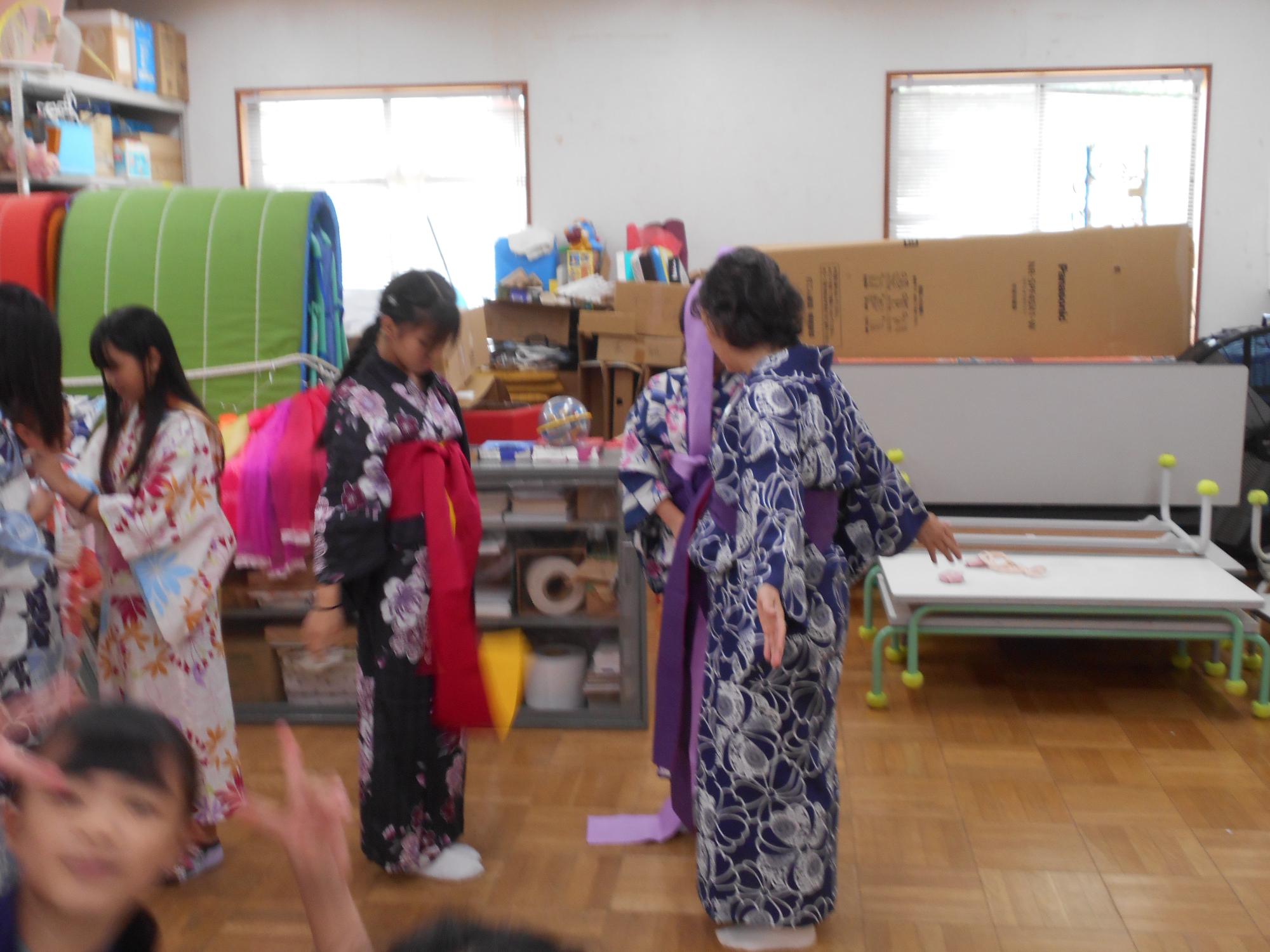 浴衣の着付け2025