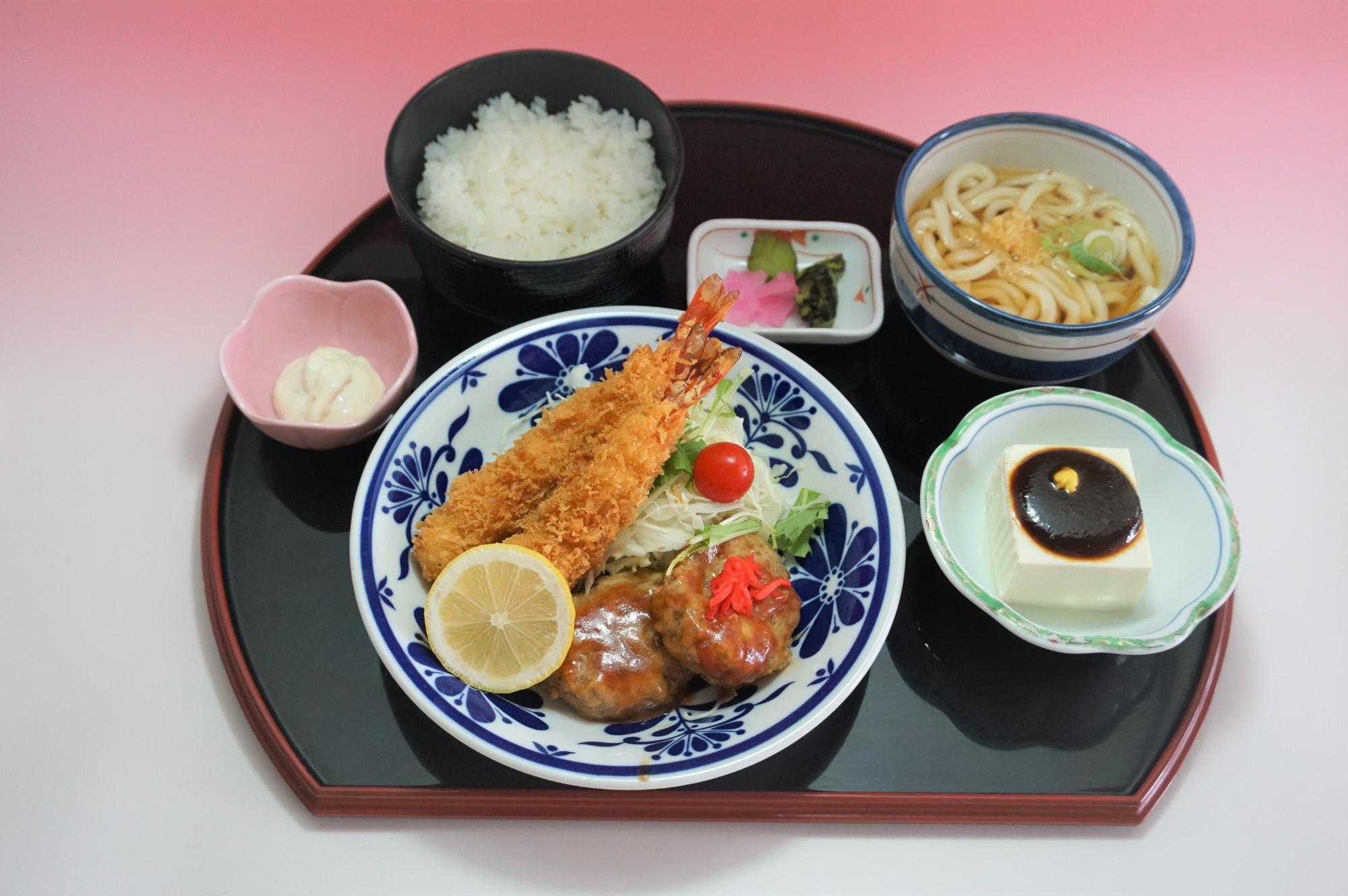 おからハンバーグ定食