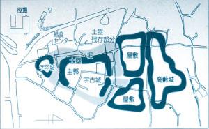緒川城址周辺地図の画像