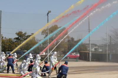 消防団の観閲式