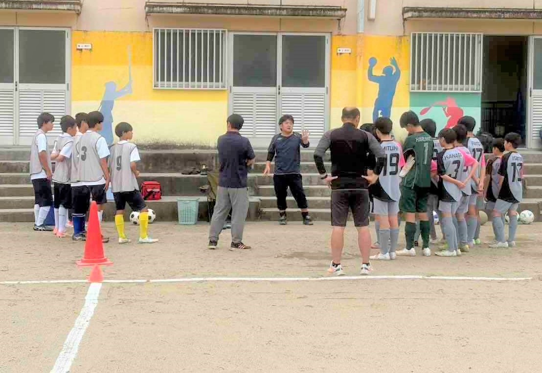 練習試合の様子