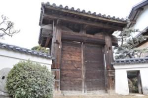 大樹寺旧裏一の門