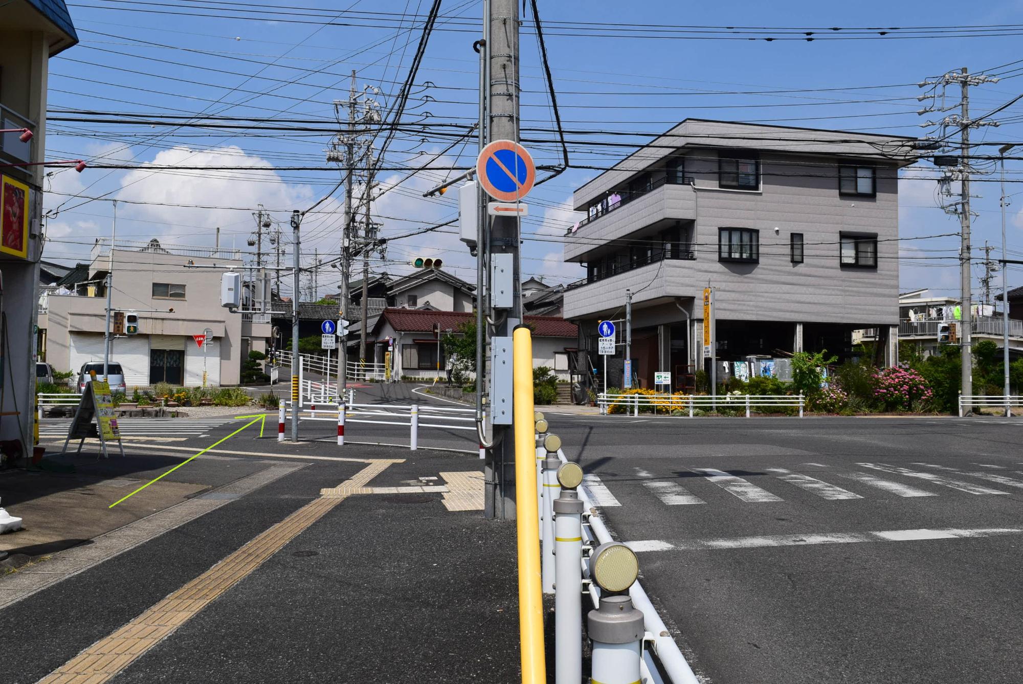 石浜駅西の信号