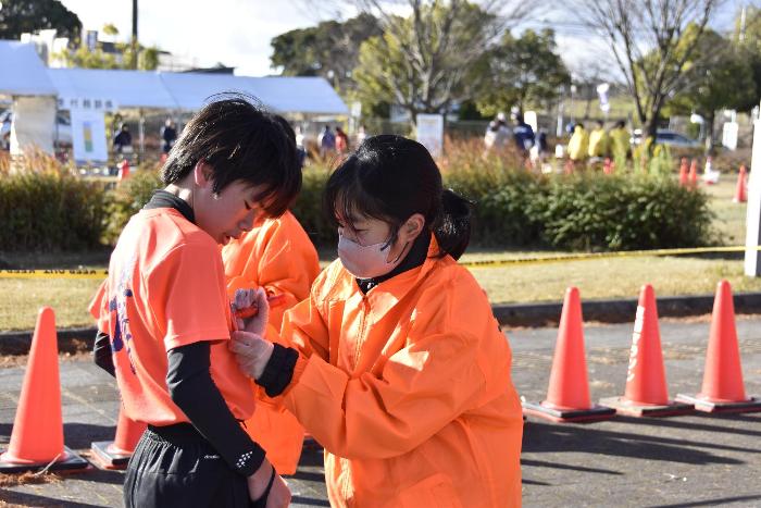 中学生ボランティアの活躍