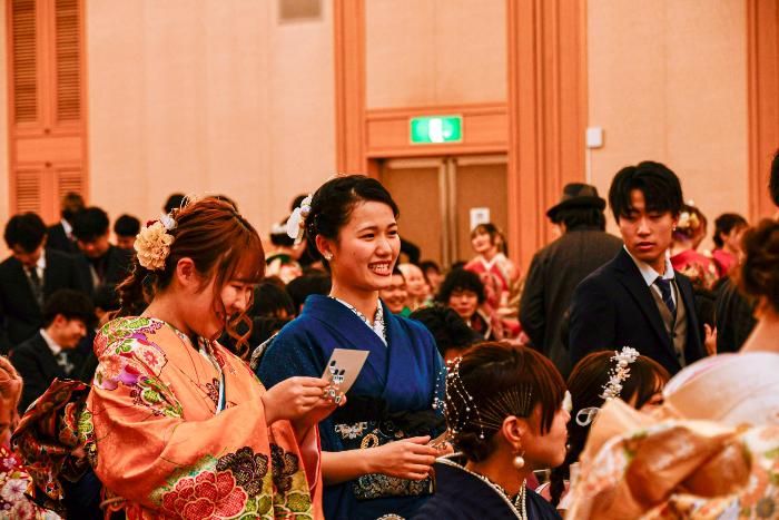 ビンゴ大会リーチがかかった参加者