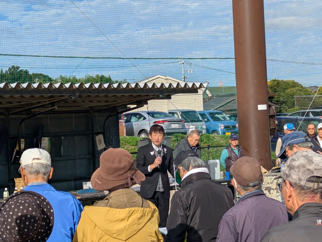 R7老人クラブグラウンドゴルフ大会の様子