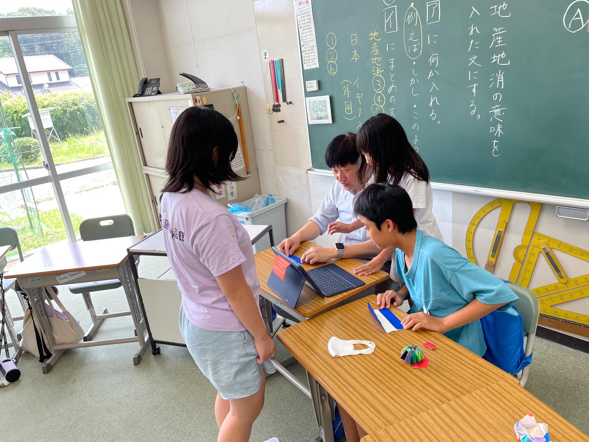 町長ランチ（卯ノ里小学校）2