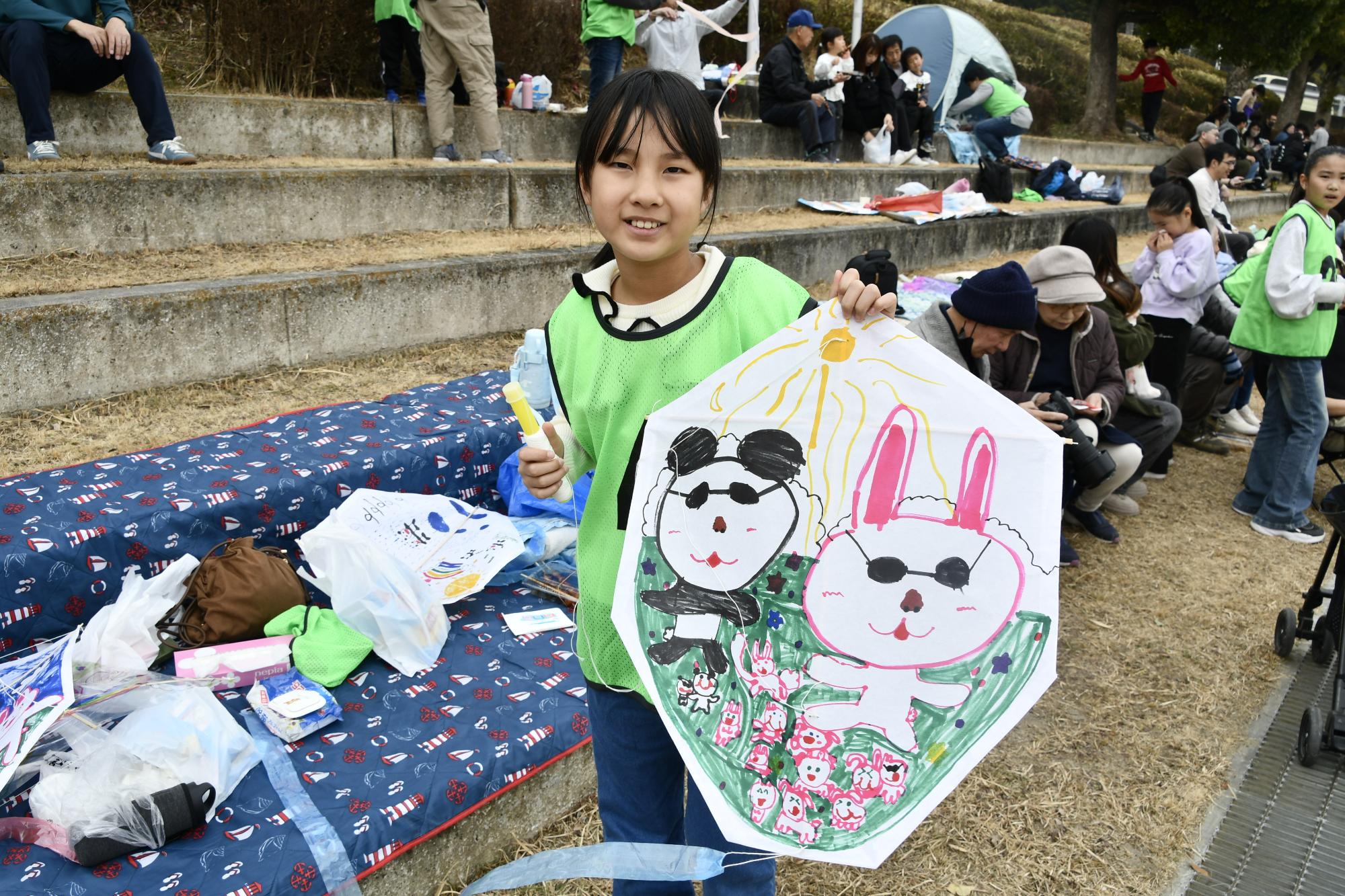 森岡凧あげ大会