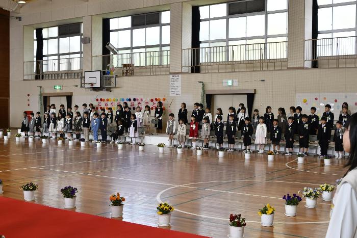 入学する1年生全体の様子