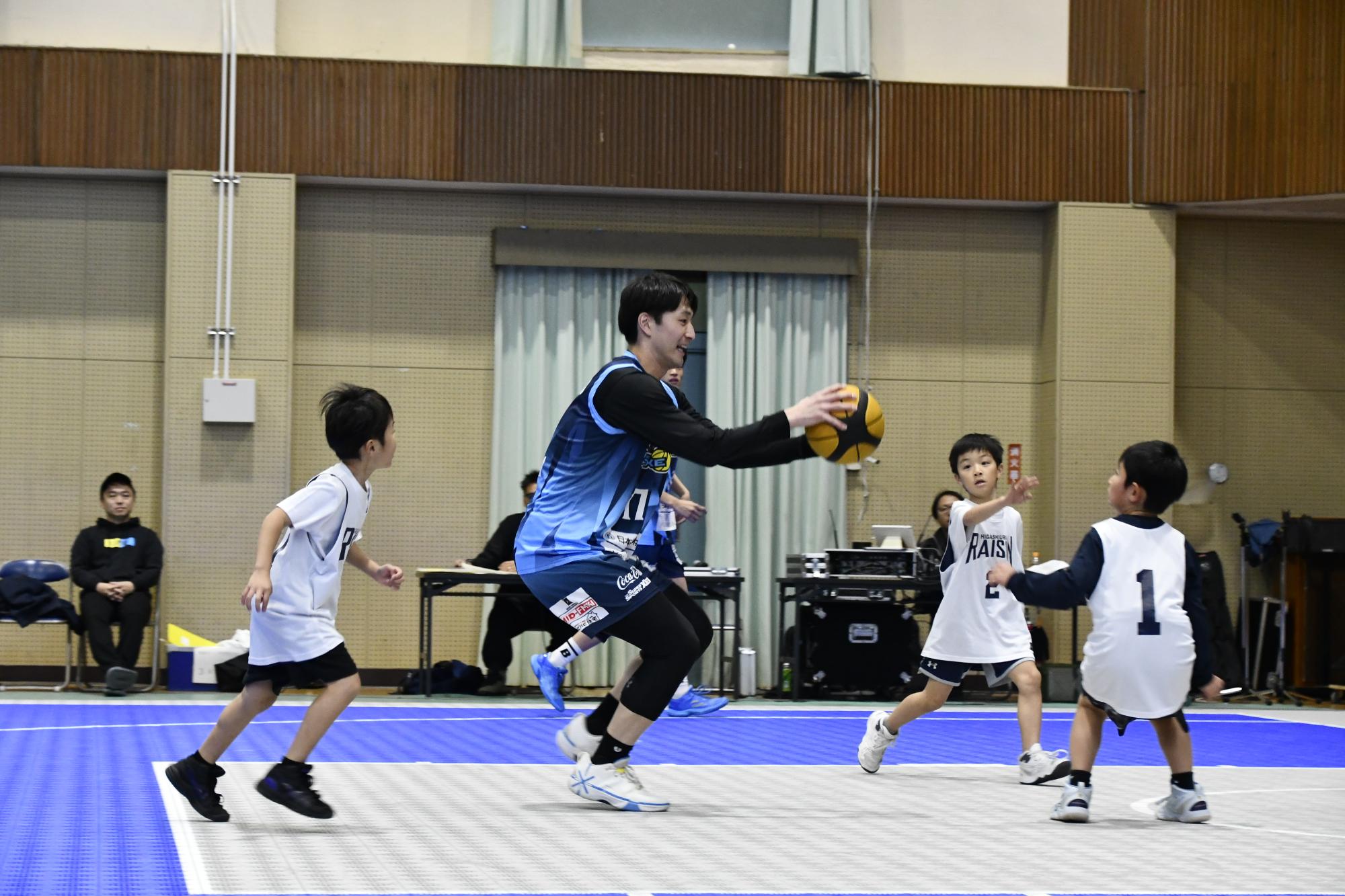 3X3エキシビションマッチの様子