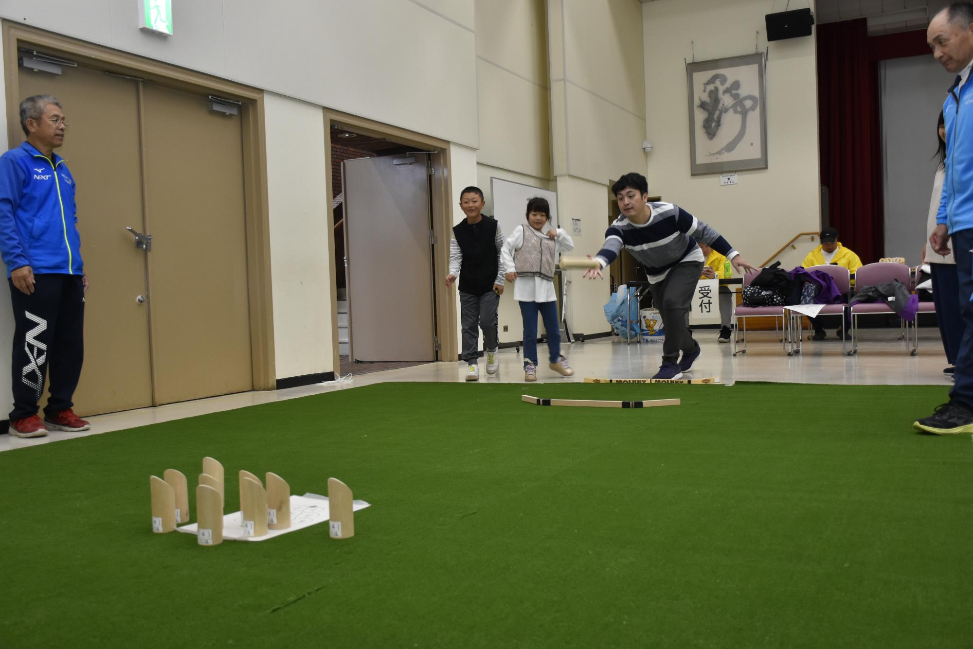 モルック体験の様子