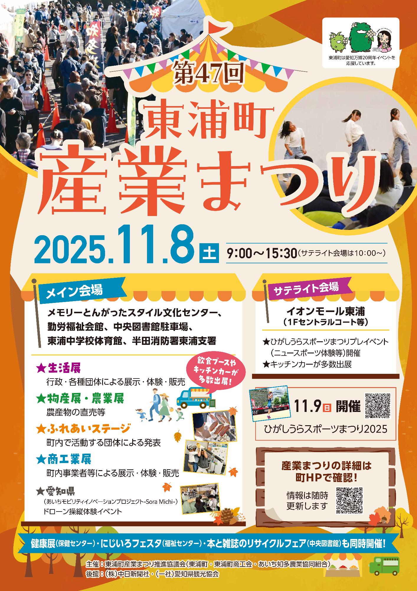 第47回東浦町産業まつりポスター